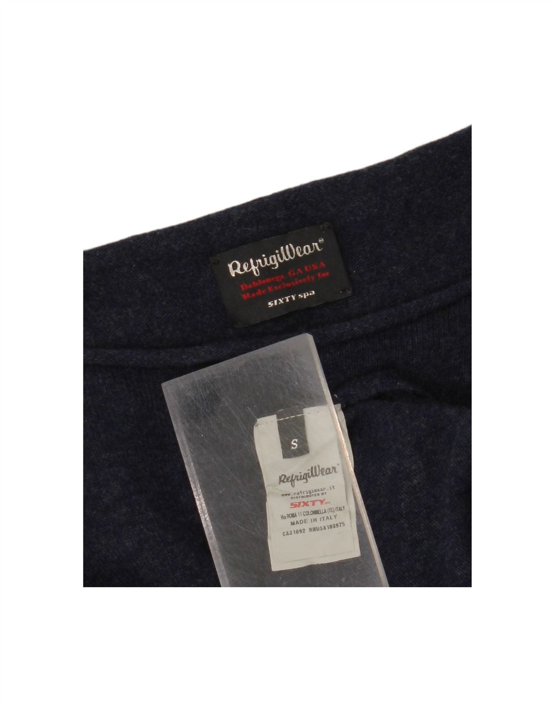 REFRIGIWEAR Womens Oversized Jumper Dress UK 10 Small Navy Blue