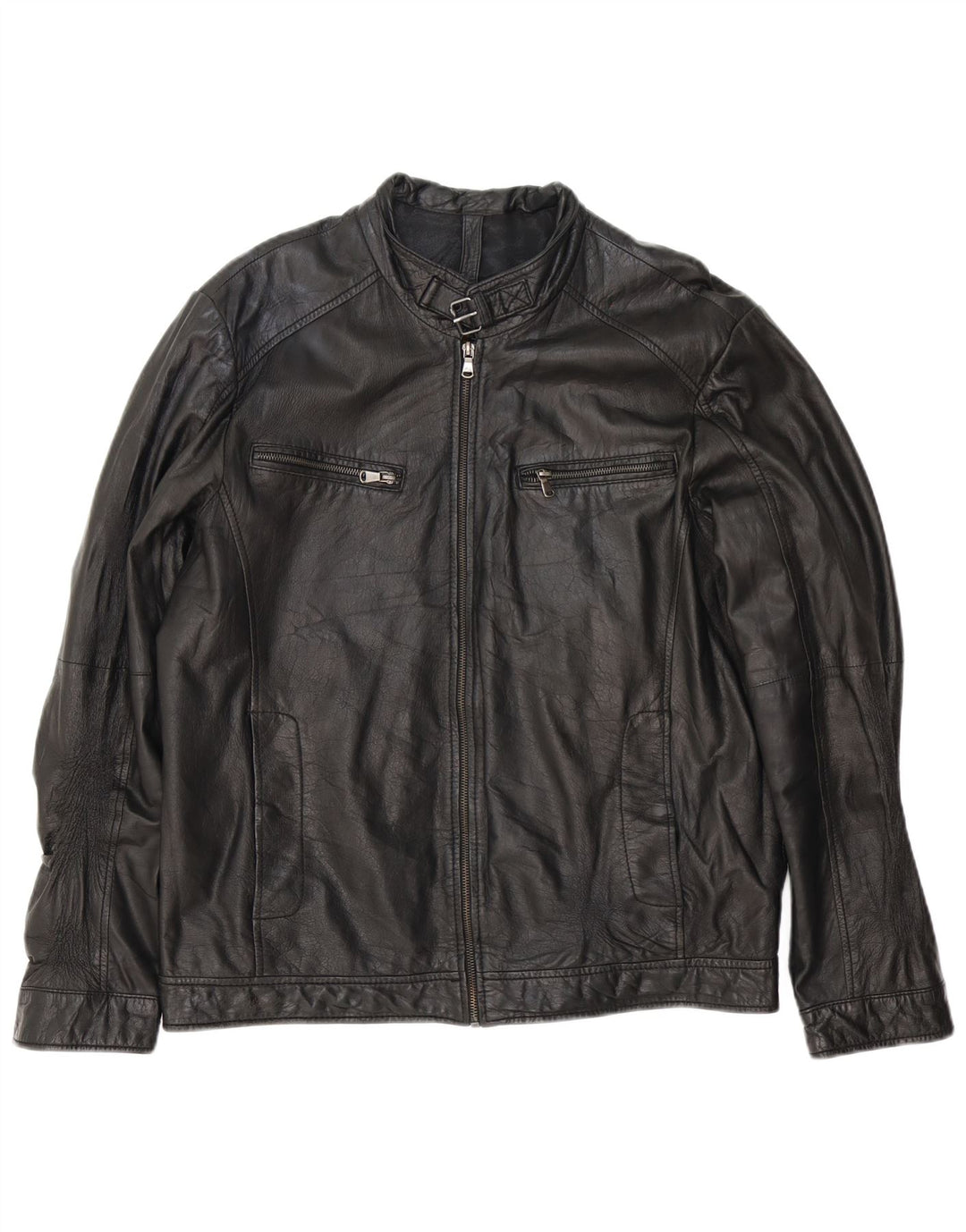 Giacca Pelle Uomo Conbipel IT 54 XL Pelle Nera