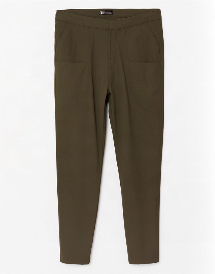 Pantaloni cargo slim da uomo Mountain Warehouse W30 L28 poliammide kaki