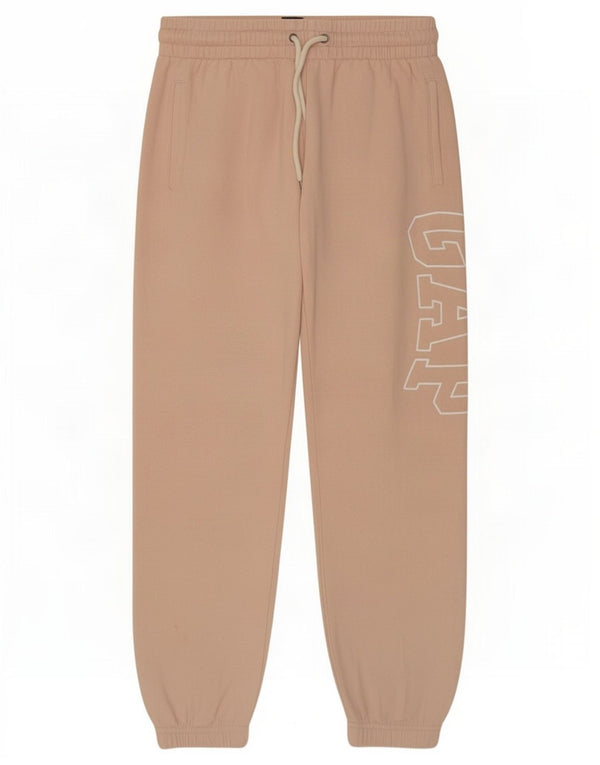 Gap Womens Graphic Tracksuit Trousers Joggers UK 6 XS Pink Cotton