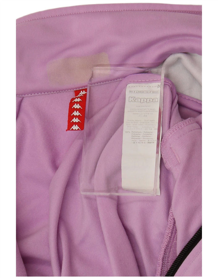 Giacca da tuta grafica da donna KAPPA UK 16 Large Purple Colourblock