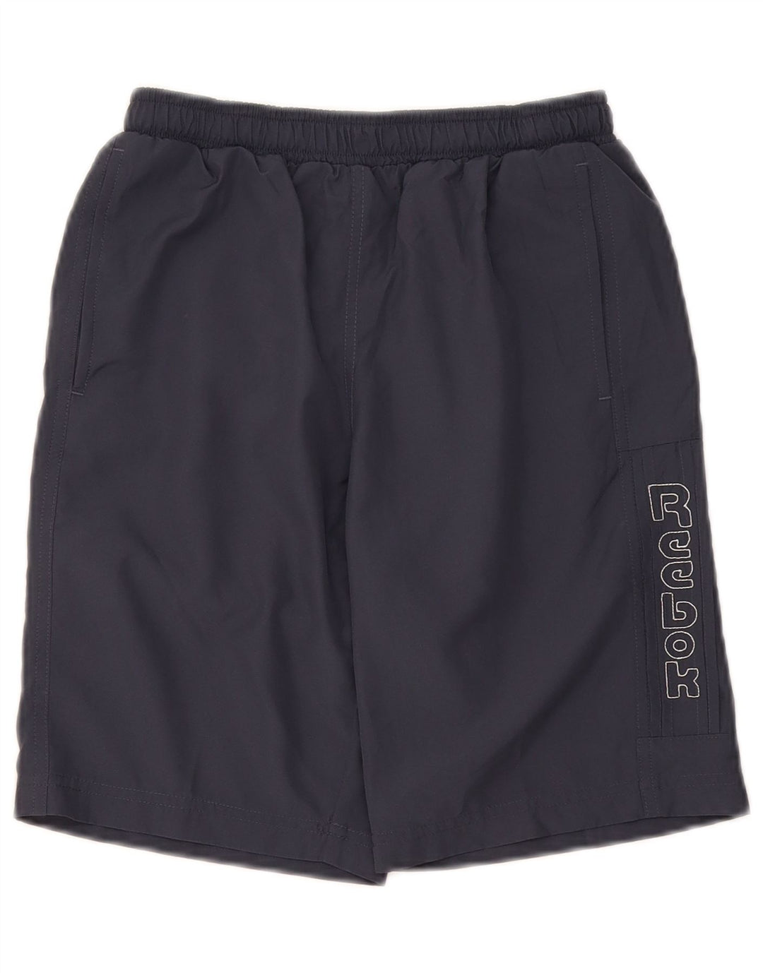 Pantaloncini sportivi Reebok Classic Graphic da ragazzo 9-10 anni in poliestere grigio