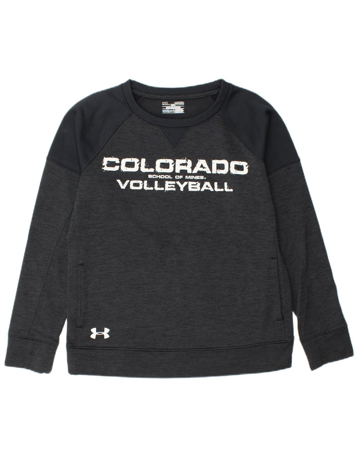 Felpa da donna UNDER ARMOUR Cold Gear Jumper UK 14 Medium Black