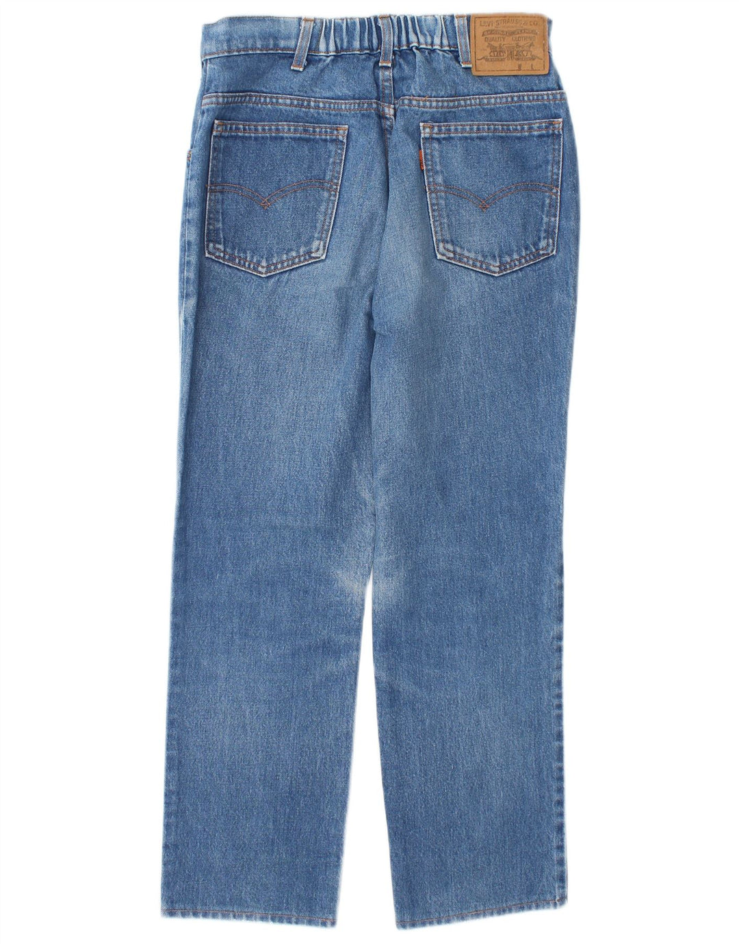 Jeans dritti da donna Levi's W34 L26 cotone blu