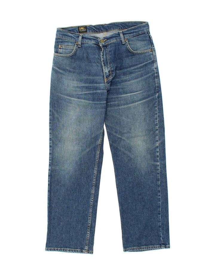 Jeans dritti da donna LEE W34 L30 in cotone blu