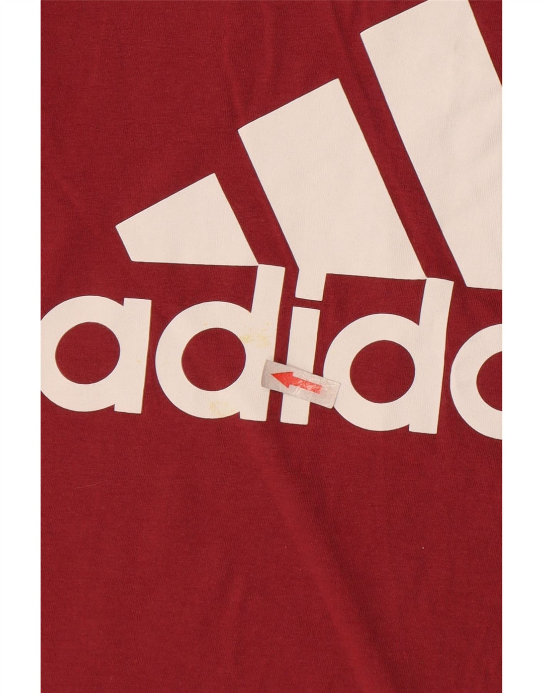 T-shirt grafica da donna Adidas Top UK 12/14 media rossa