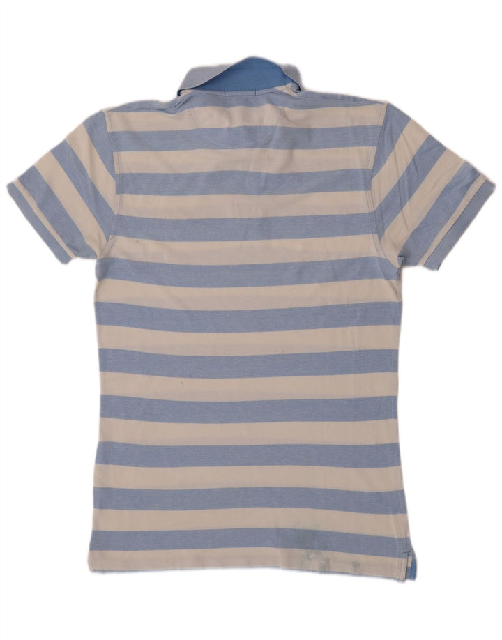 Polo da uomo Gant a righe blu medio
