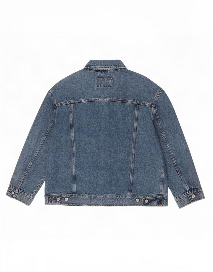 Giacca in denim Marks & Spencer da donna Per Una UK 14 grande cotone blu