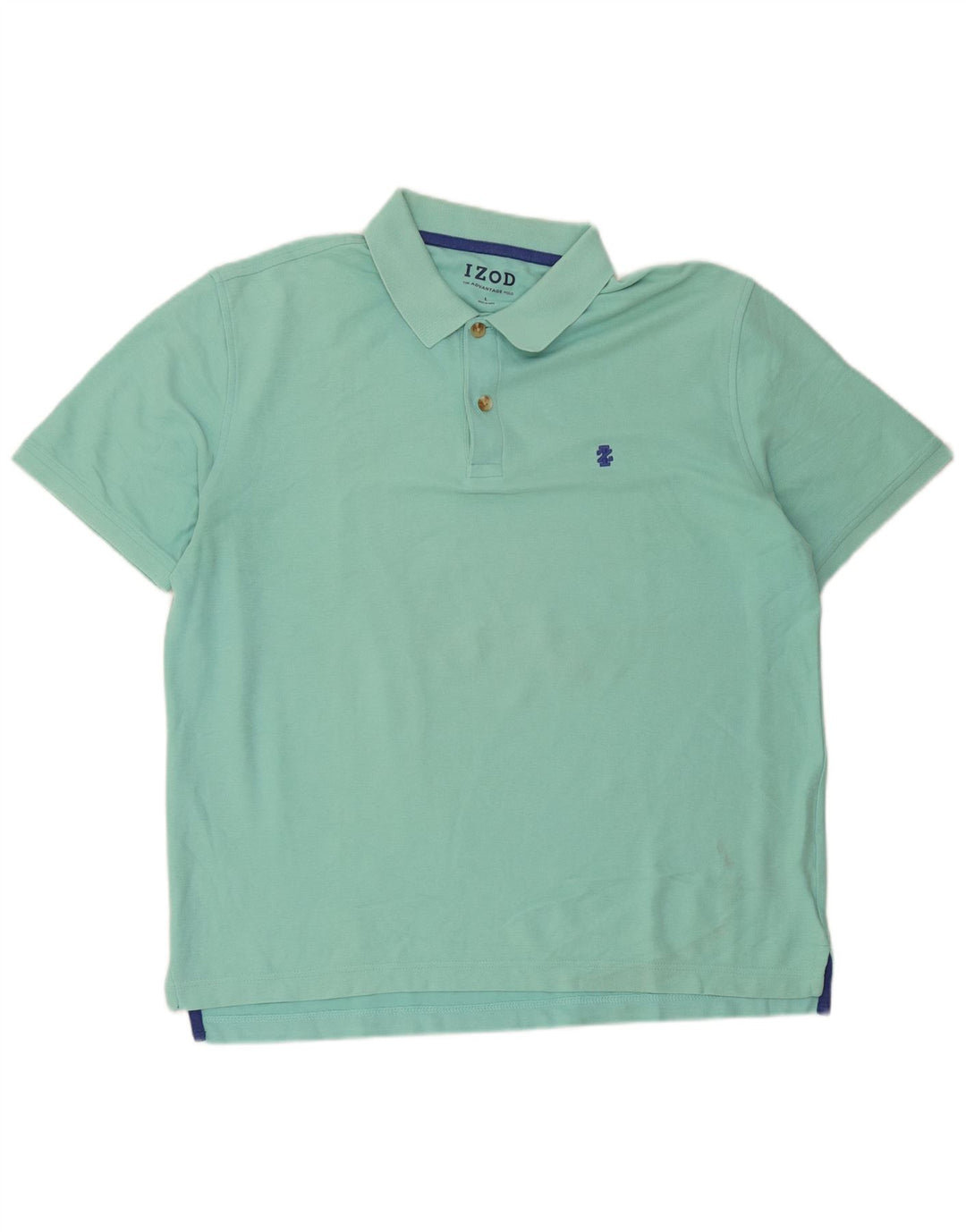 Polo da uomo Izod grande in cotone turchese