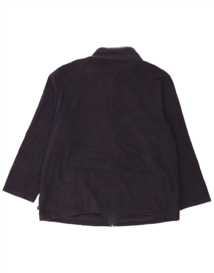 Giacca in pile Marks & Spencer da uomo dalla vestibilità regolare UK 40 Large Blu Navy