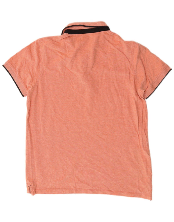 Polo da uomo Jack & Jones grande in cotone arancione