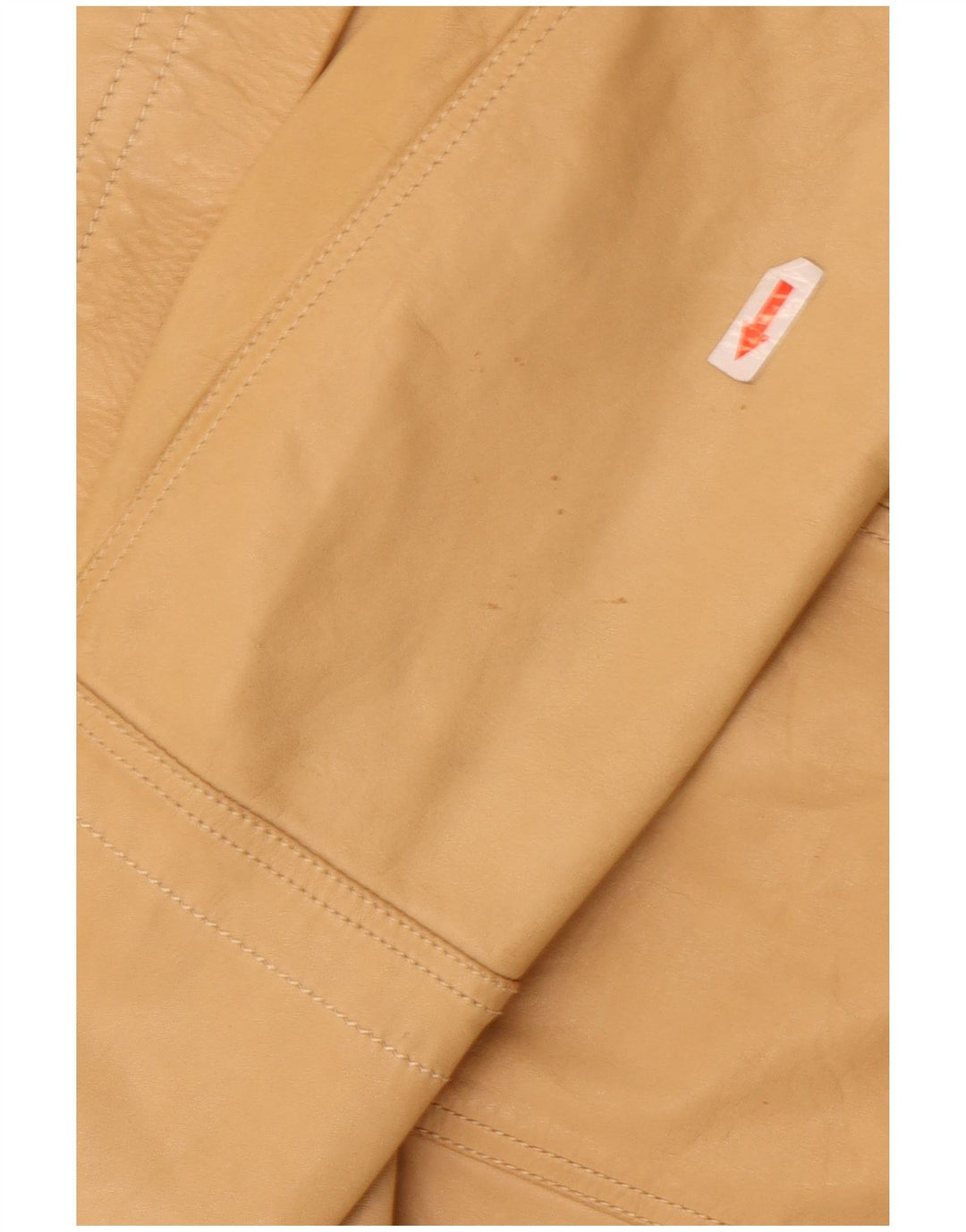 Giacca in pelle militare da uomo Dekker UK 38 Beige medio