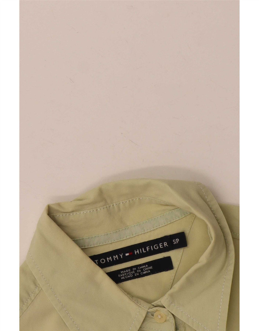 Camicia da donna Tommy Hilfiger UK 10 piccola gialla