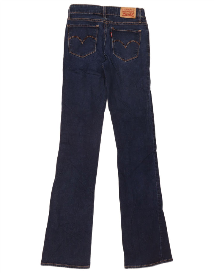 Jeans Levi's 715 Bootcut da donna W24 L33 in cotone blu