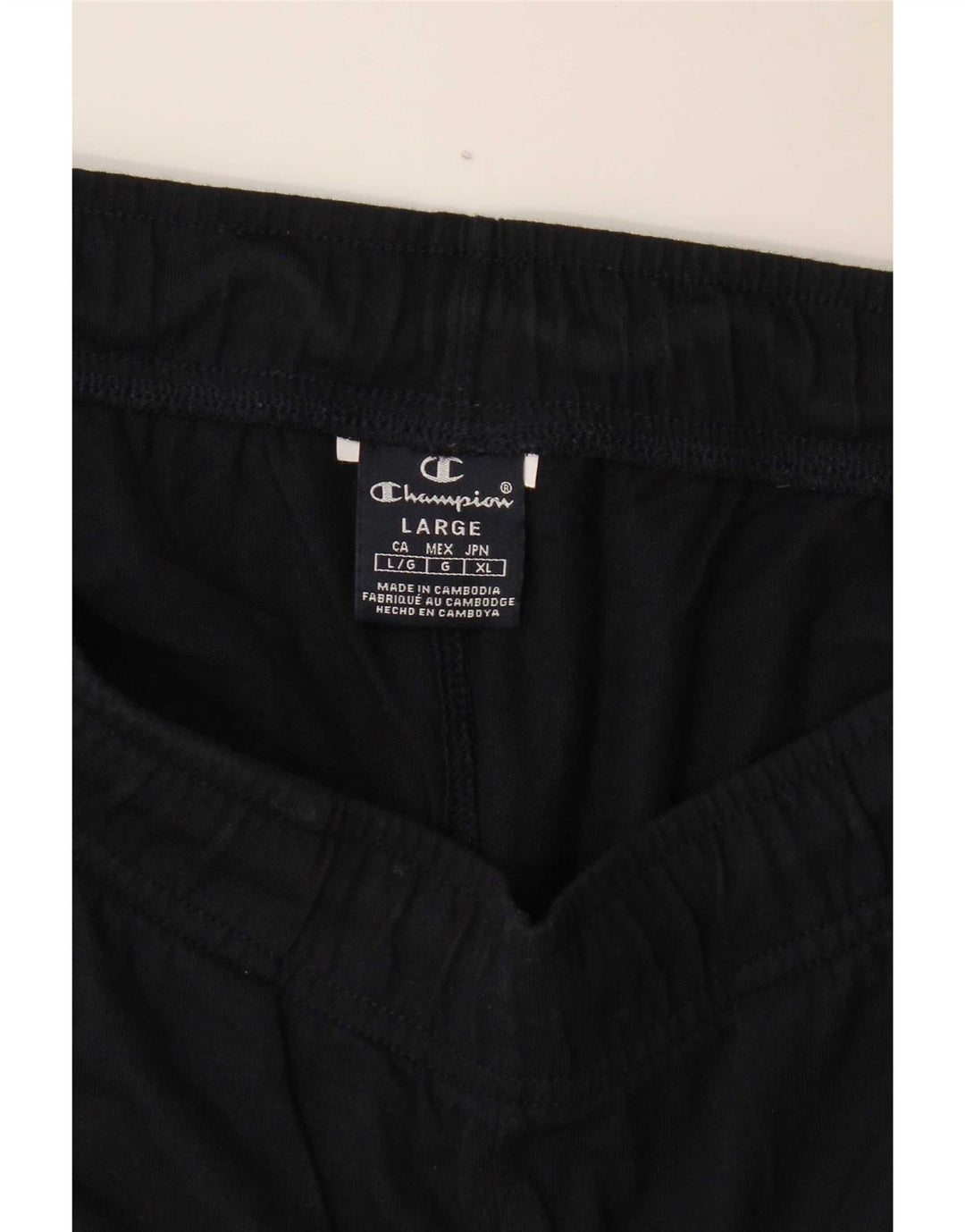 Pantaloncini sportivi grafici da uomo Champion grandi blu navy
