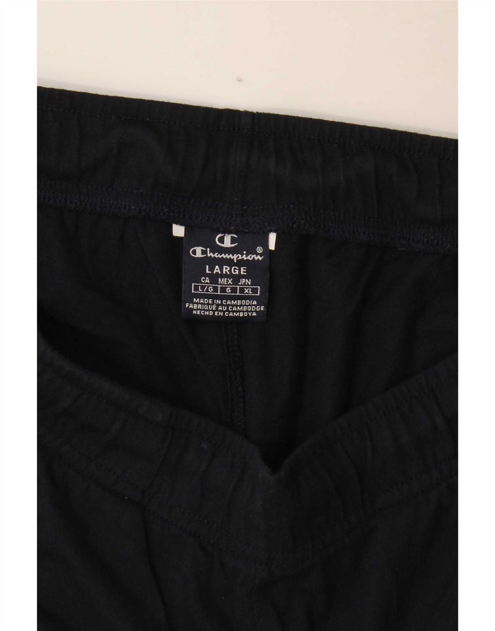 Pantaloncini sportivi grafici da uomo Champion grandi blu navy