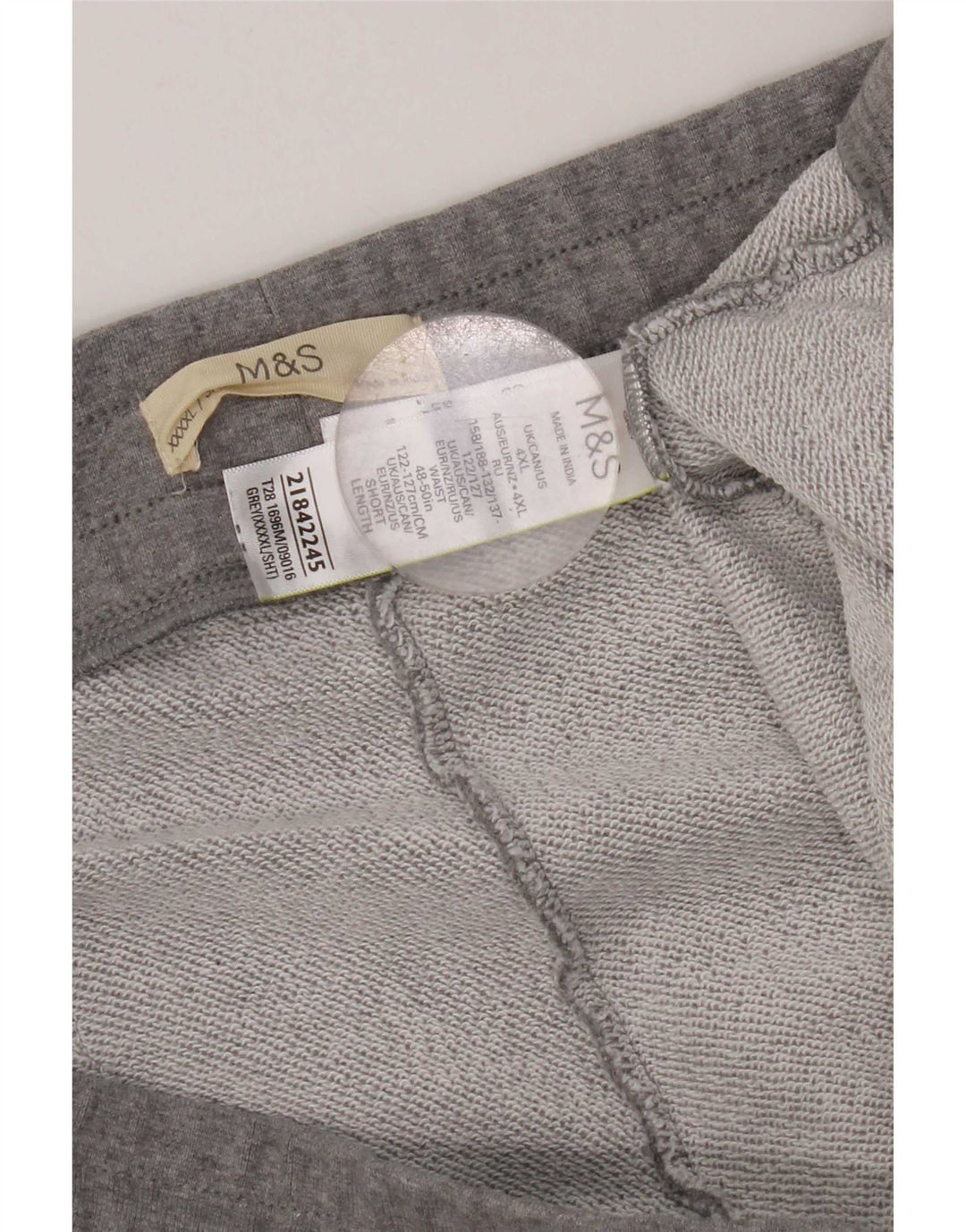 Pantaloni da tuta da uomo Marks & Spencer 4XL cotone grigio