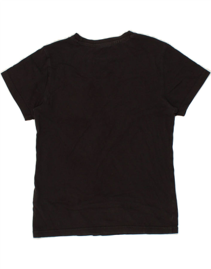 ADIDAS Boys Graphic T-Shirt Top 11-12 Years Black Vintage Adidas and Second-Hand Adidas from Messina Hembry 
