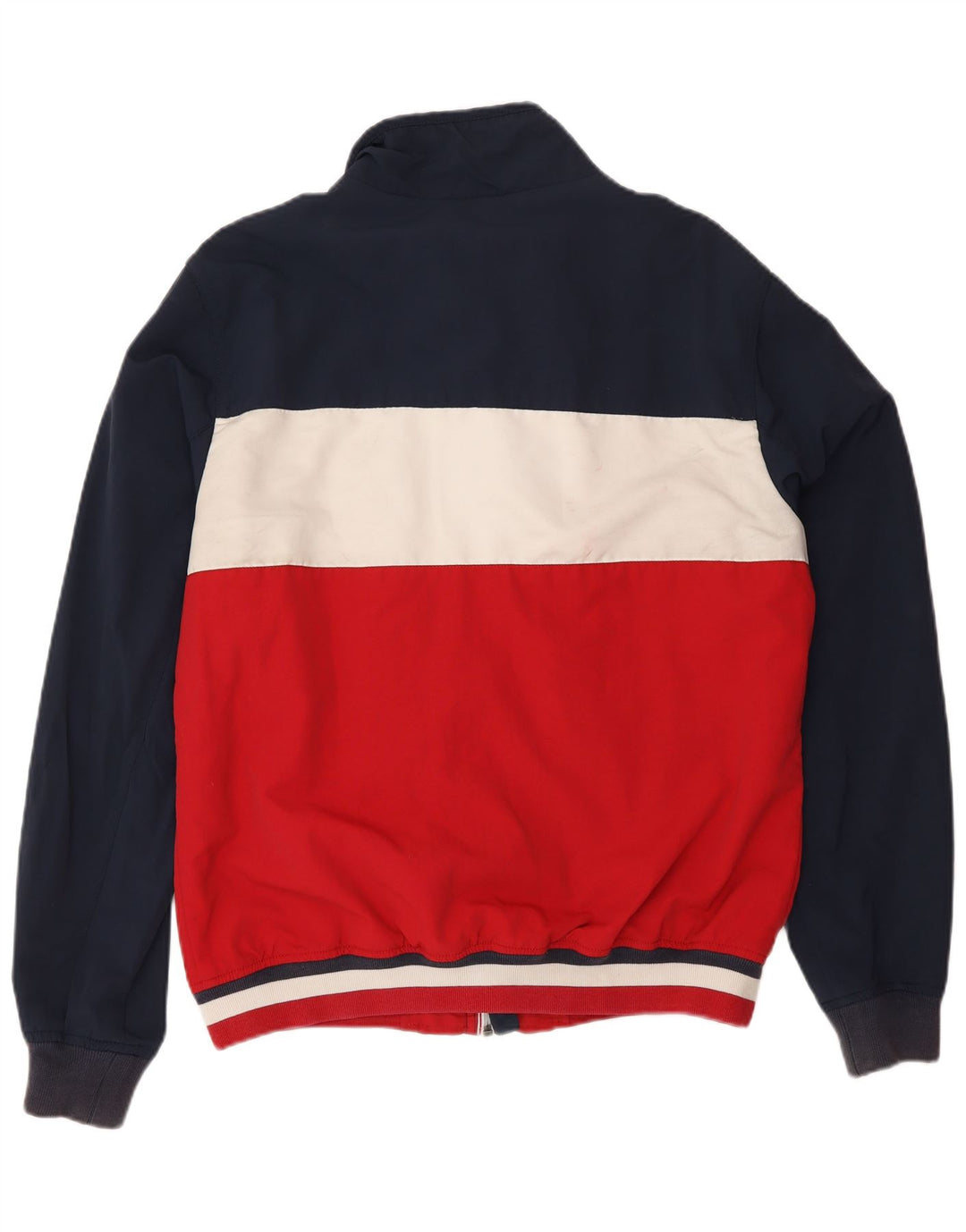 Giubbotto bomber da uomo Tommy Hilfiger UK 40 grande cotone color block blu navy