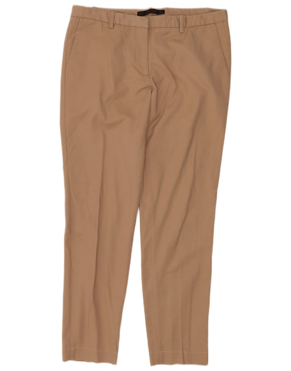 Pantaloni chino slim da donna Zara EU 38 Small W28 L27 Cotone beige