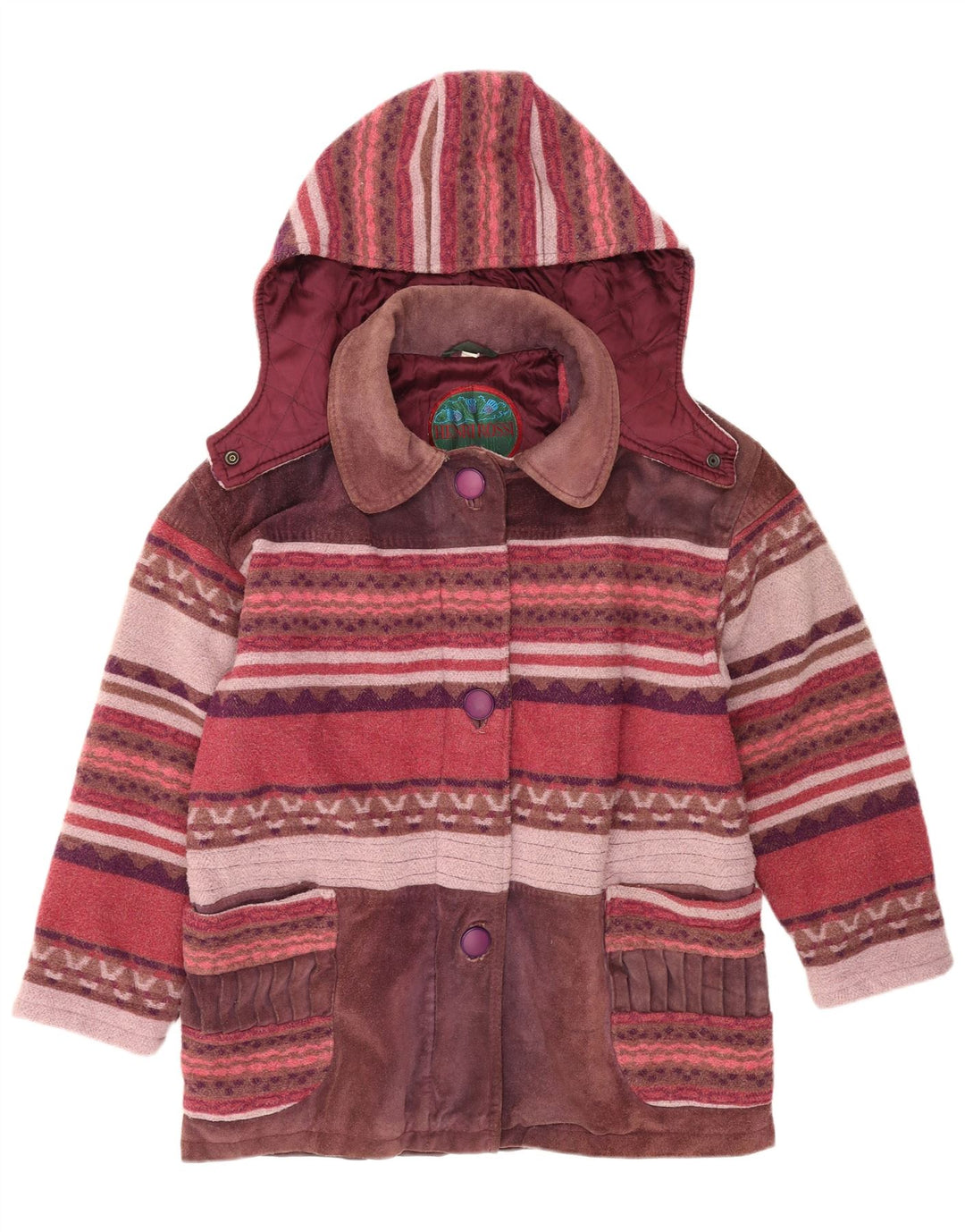 Giacca a vento da donna Henri Rossi EU 42 grande in pelle multicolore