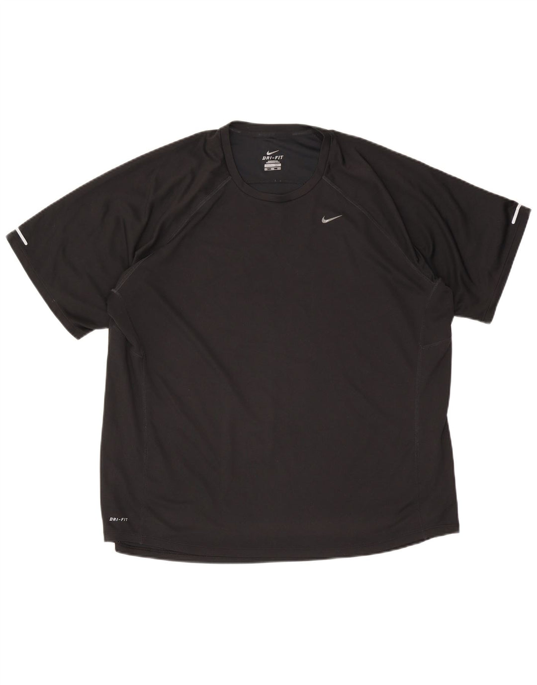 T-shirt Nike Dri Fit da uomo 2XL nera in poliestere