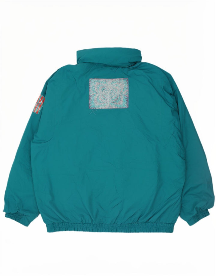 Giacca da sci imbottita da uomo Sergio Tacchini UK 42 XL poliestere verde