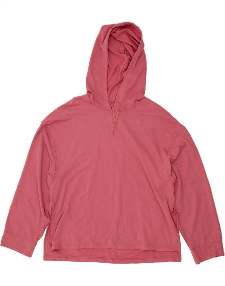 NIKE Womens Dri Fit Hoodie Jumper UK 14 Medium Pink Vintage Nike and Second-Hand Nike from Messina Hembry 