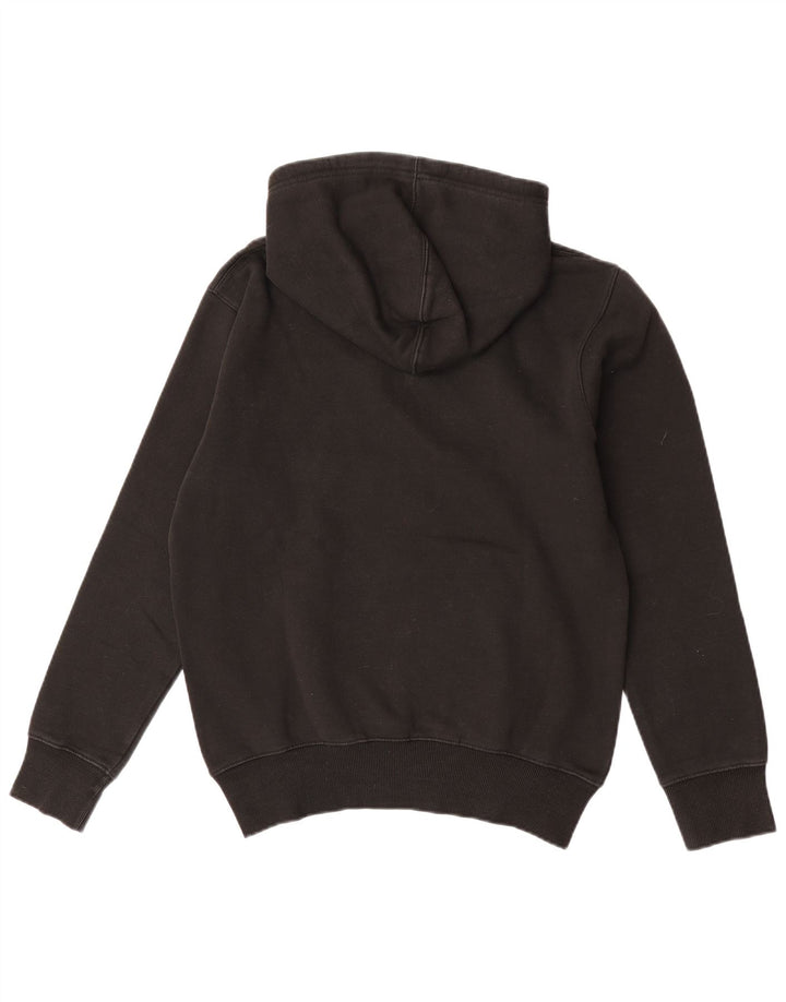 Felpa con cappuccio grafica Adidas da uomo a tre strisce, cotone nero medio