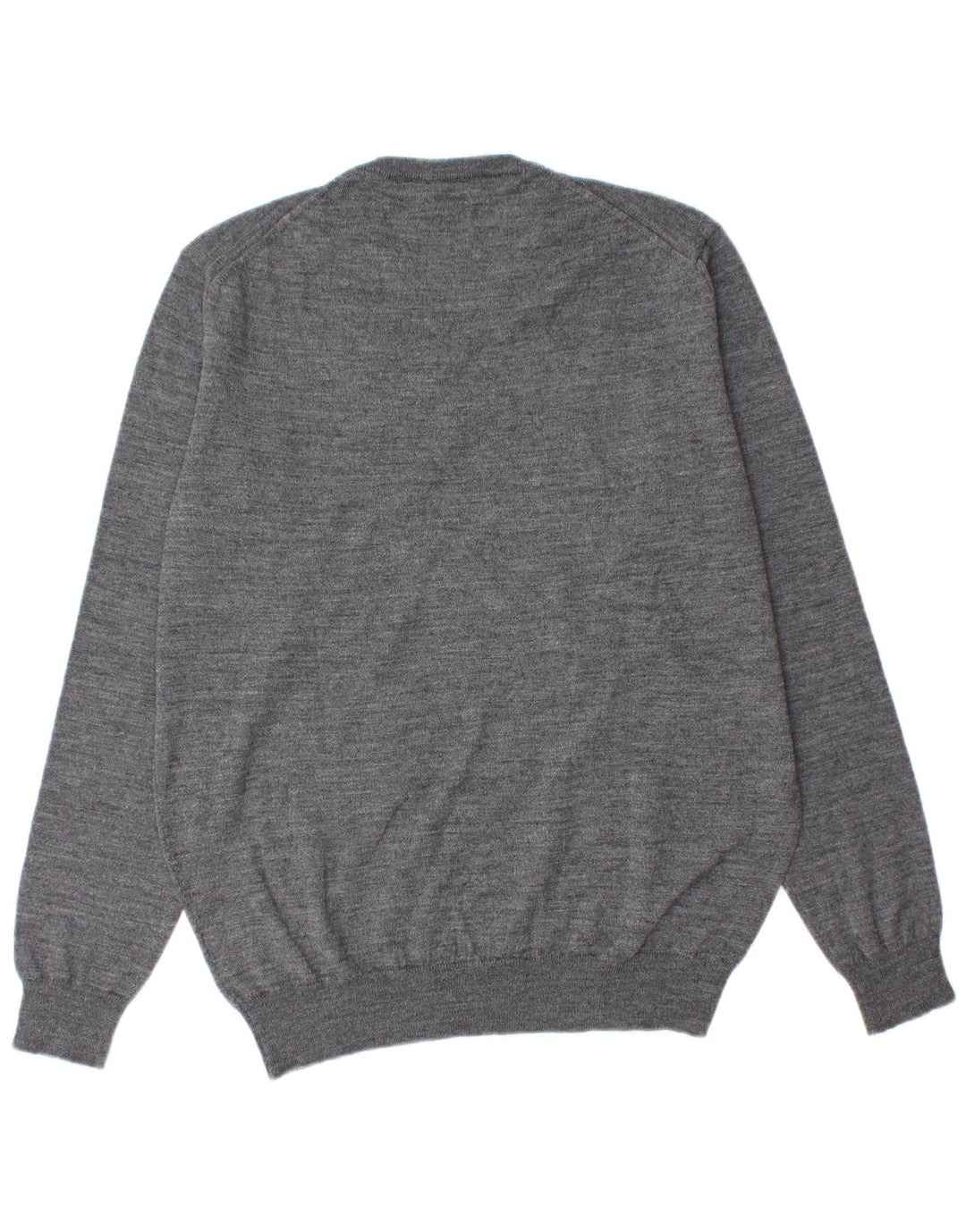 Maglione da uomo con scollo a V Dack's 2XL in lana grigia