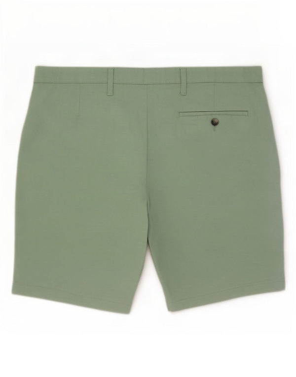 Pantaloncini chino da uomo Marks & Spencer W42 2XL cotone verde