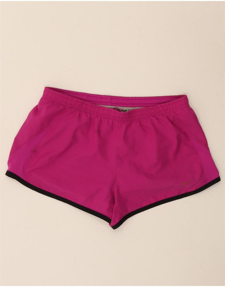 Pantaloncini sportivi Nike da donna UK 12 poliestere viola medio