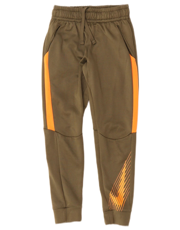 Pantaloni da tuta Nike da ragazzo Dri Fit Joggers 6-7 anni XS Khaki Colourblock