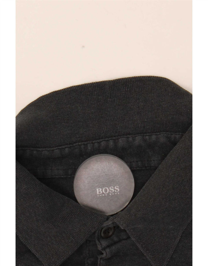 Polo a maniche lunghe da uomo Hugo Boss 2XL Grigia