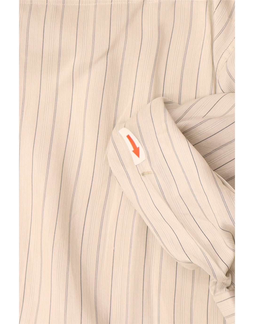 Camicia da uomo vintage taglia 42 16 1/2 grande seta gessata grigia