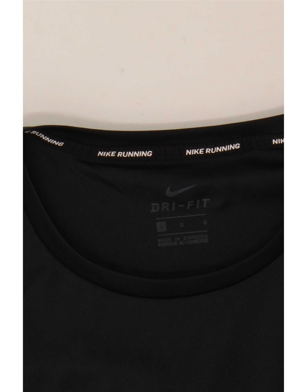Maglietta Nike Dri Fit da donna, taglia UK 16, grande, nera