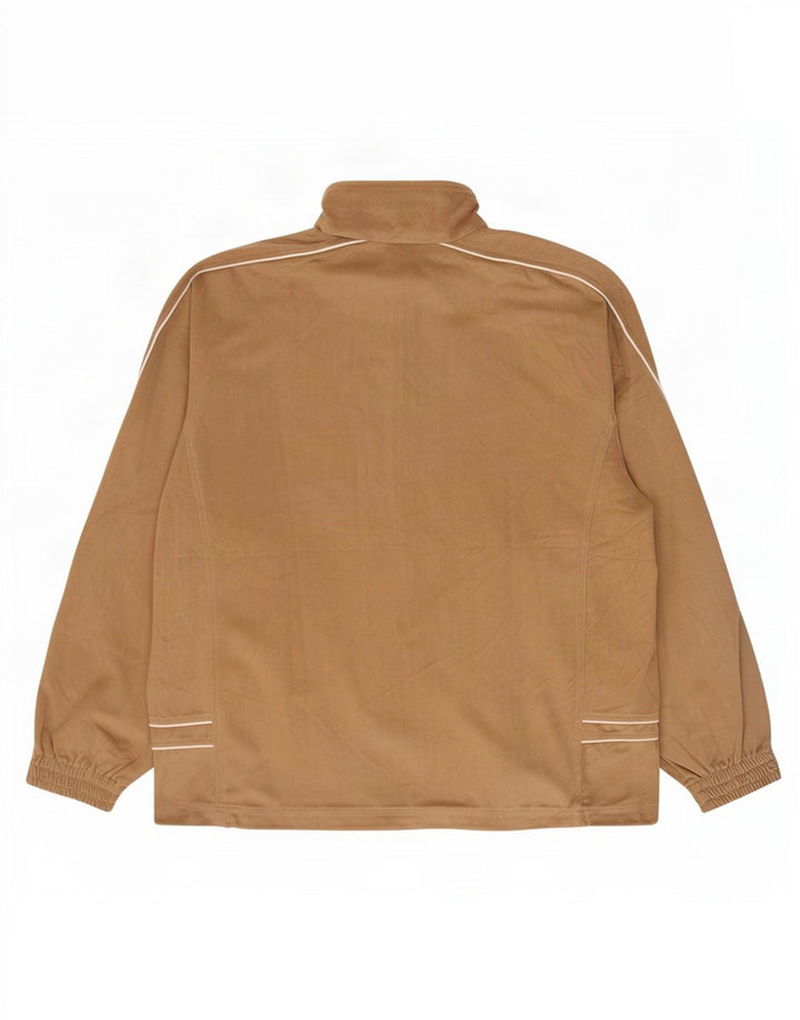 Giacca da ginnastica da uomo in velluto Diadora IT 56 2XL Poliestere beige