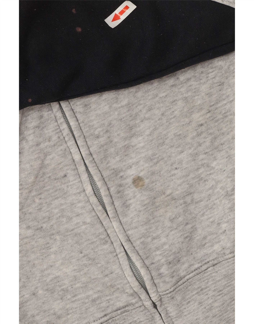 Giacca da tuta da uomo Champion in cotone color block grigio medio