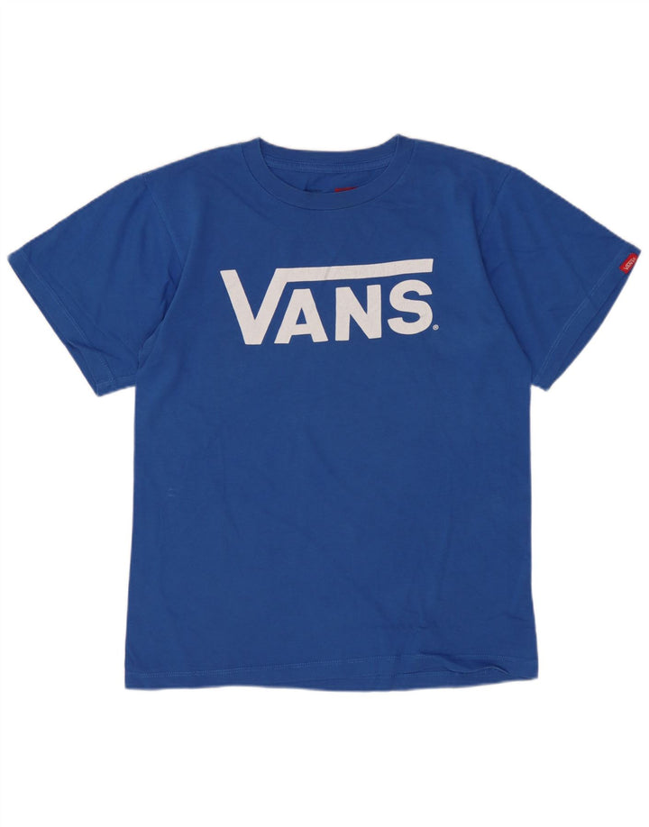 T-shirt grafica da donna con vestibilità classica Vans UK 6 XS Blu