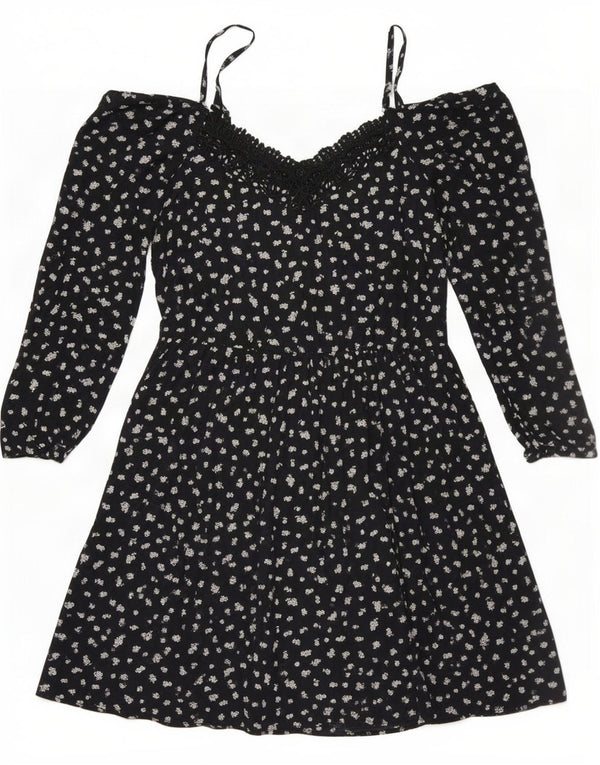Superdry Prendisole da donna 2XS Cotone floreale nero