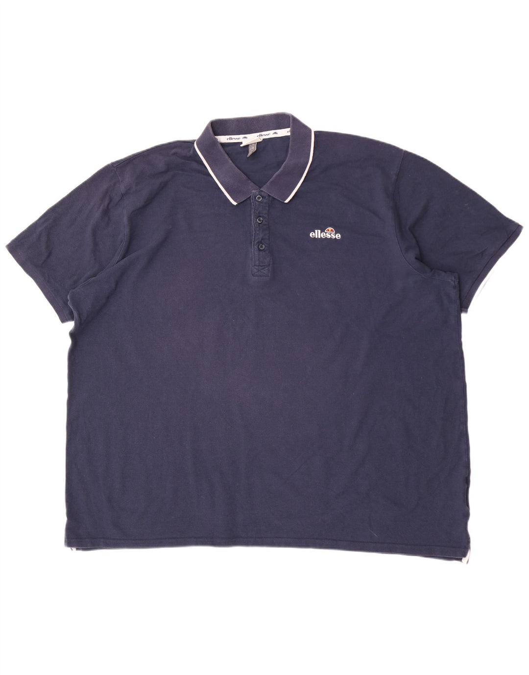 Polo da uomo Ellesse 3XL in cotone blu navy