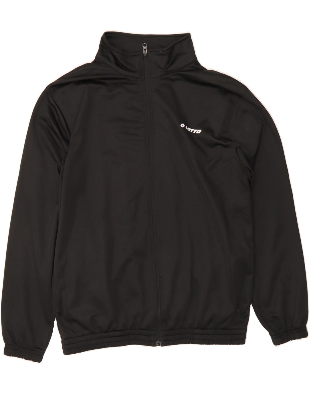 LOTTO Mens Tracksuit Top Jacket Large Black Polyester Vintage Lotto and Second-Hand Lotto from Messina Hembry 