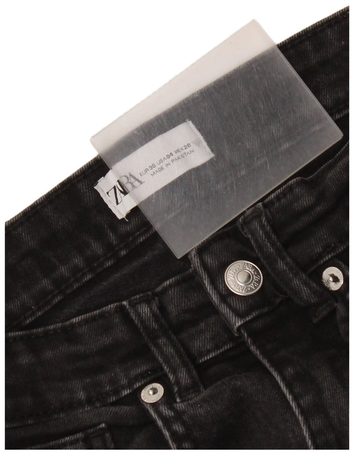Jeans Bootcut da donna Zara EU 36 XS W26 L25 Nero
