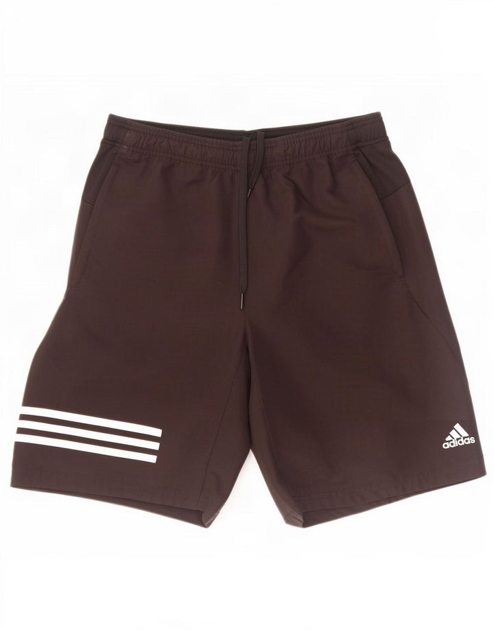 Pantaloncini sportivi Adidas Climacool da uomo medio poliestere nero