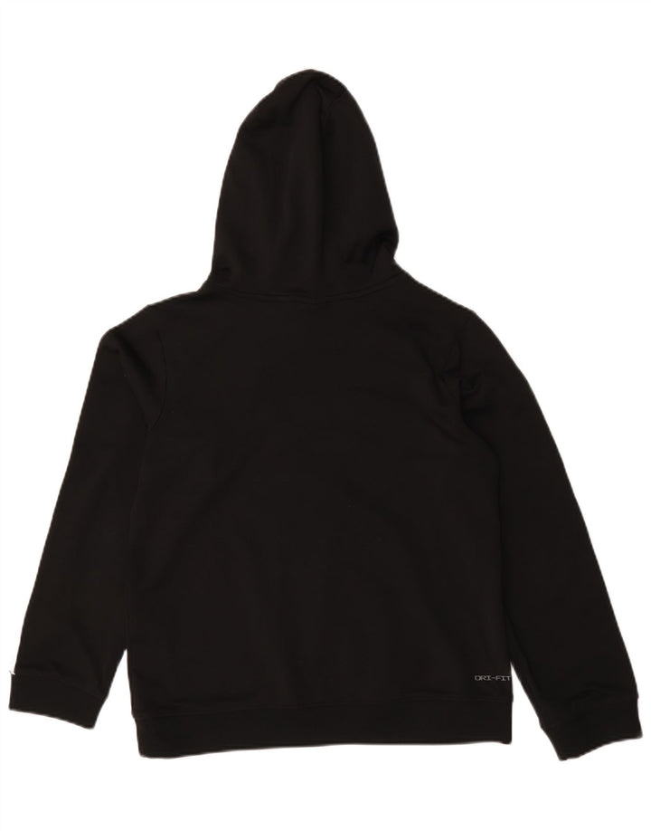 Felpa con cappuccio grafica Nike da ragazzo, 12-13 anni, grande, in poliestere nero