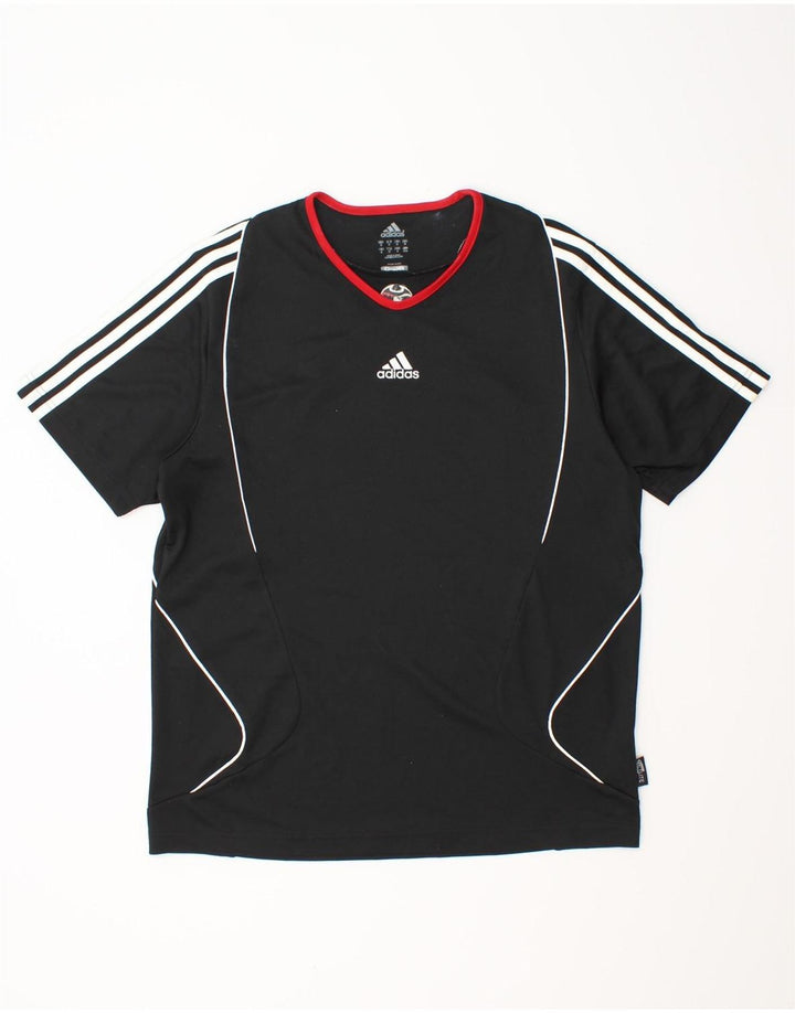 T-shirt ADIDAS da uomo Clima 365 Top medio nero in poliestere