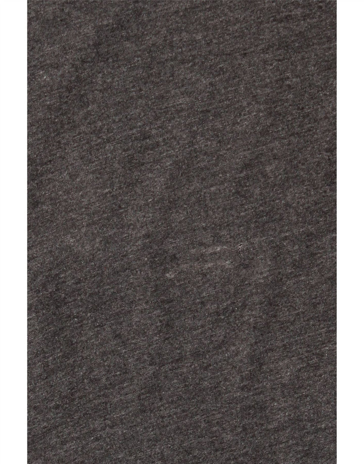 T-shirt grafica da uomo EDDIE BAUER Top grande in cotone chiazzato grigio