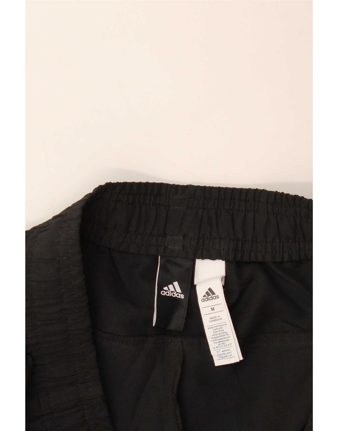 Pantaloni da tuta da uomo Adidas Joggers medio poliestere nero