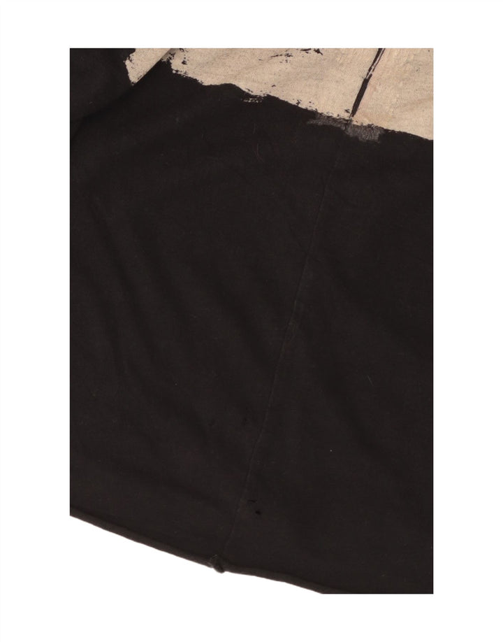 T-shirt grafica da donna Zara Top UK 12 media nera