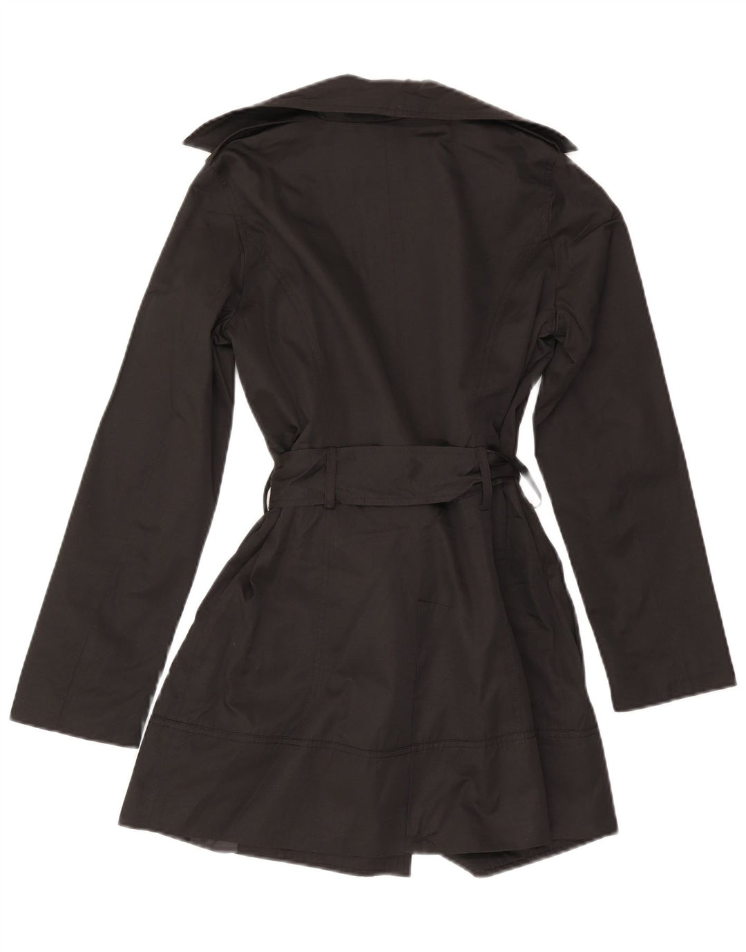 Cappotto Zara da donna UK 10 piccolo poliestere nero